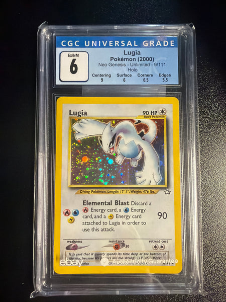 Lugia CGC 6 SLAB