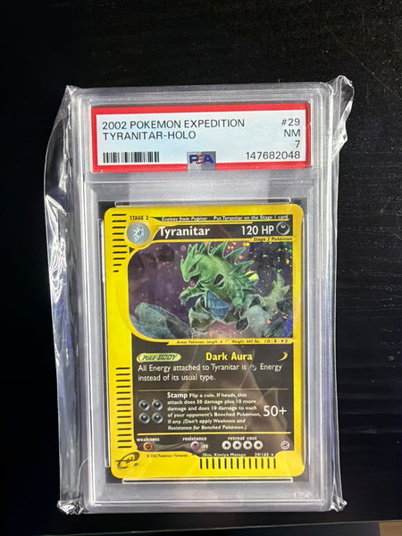 Tyranitar #29 Holo PSA 7 SLAB