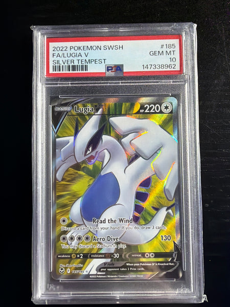 Lugia V PSA 10 SLAB