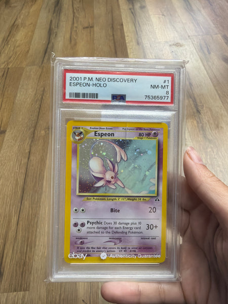 Espeon PSA 8 SLAB