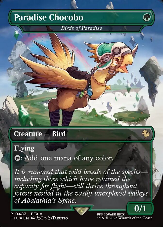Paradise Chocobo (Birds of Paradise)