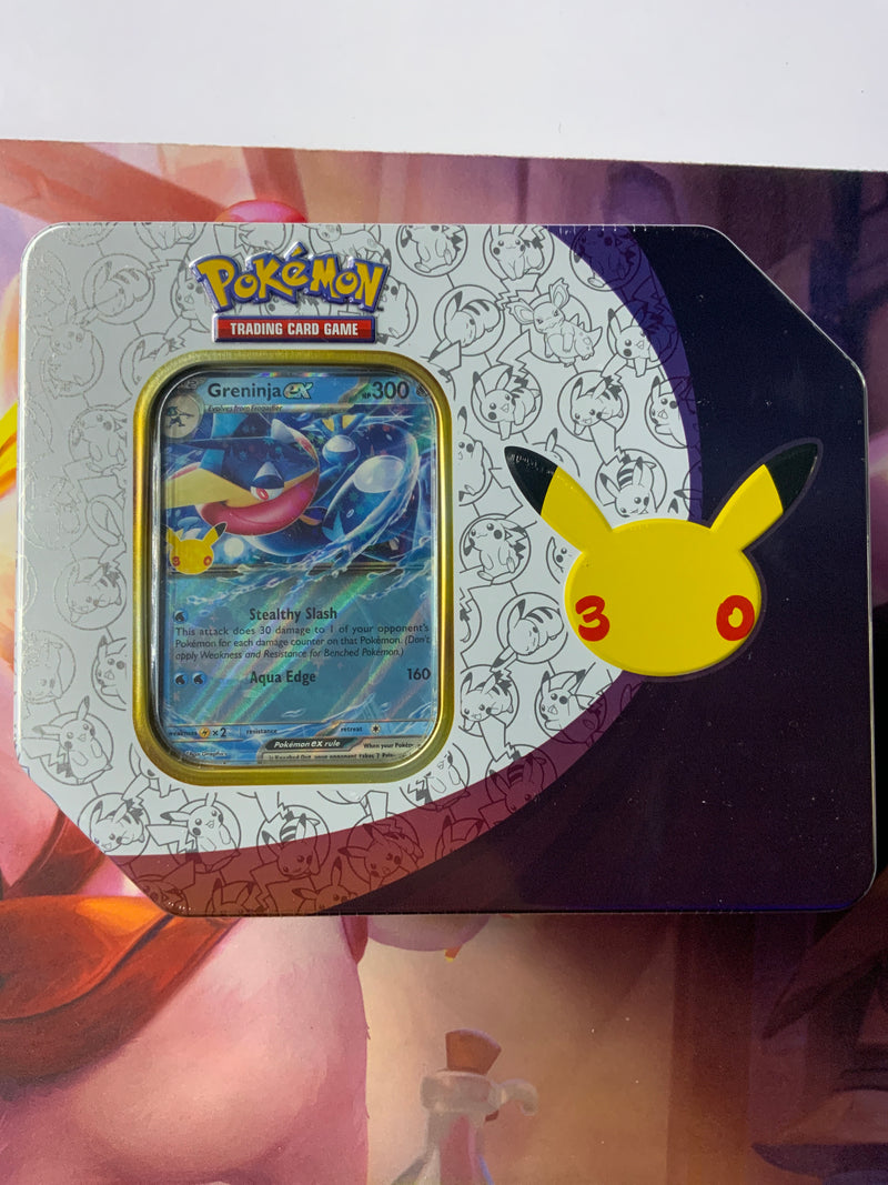 Greninja ex 30th Celebration Tin