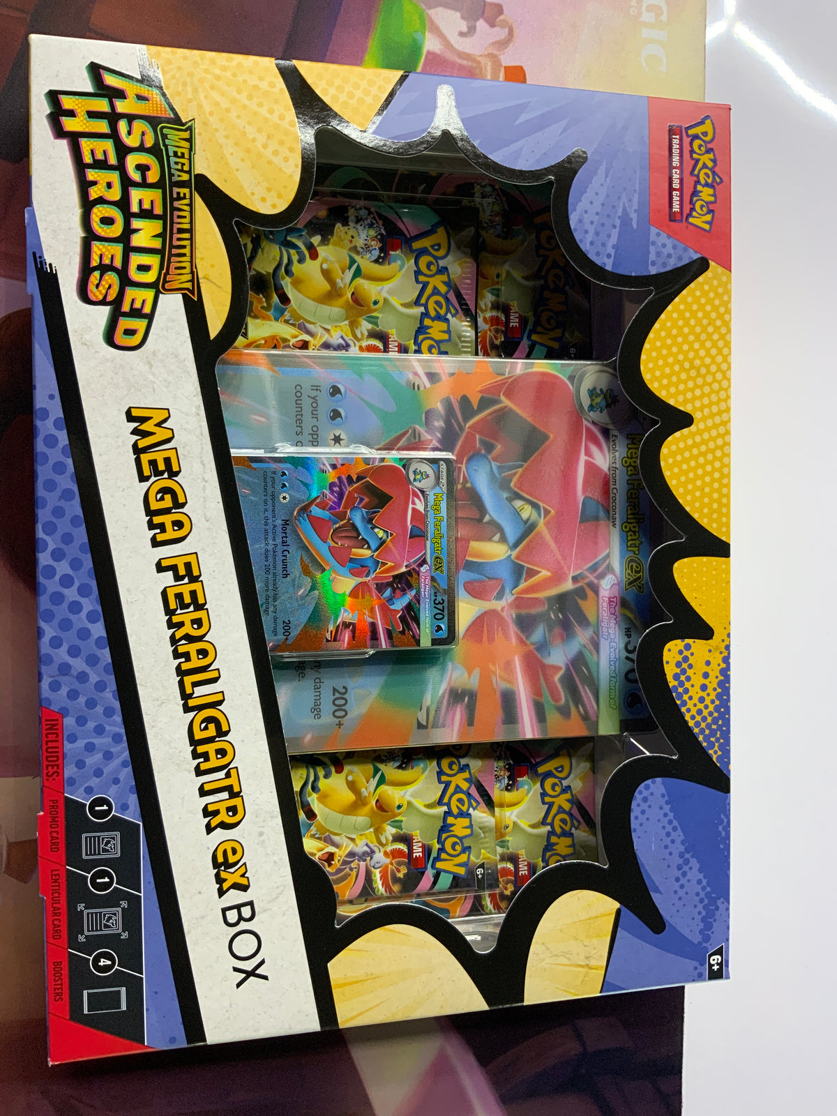 Pokemon Ascended Heroes Mega Feraligatr ex Box