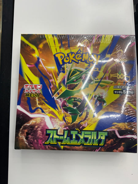 Pokémon storm emerald booster box Japanese