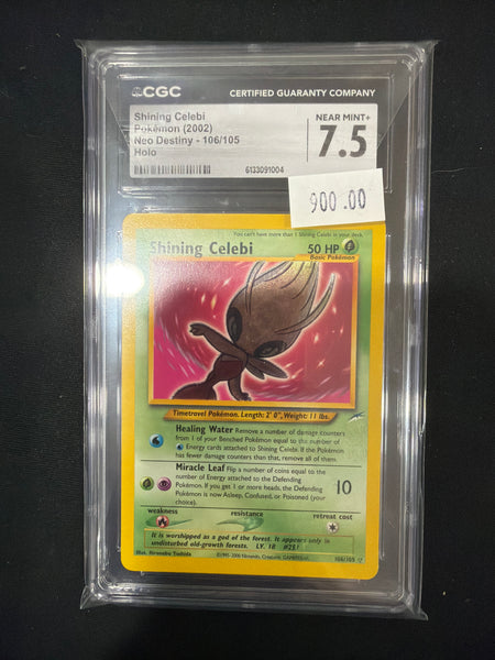 Shining Celebi CGC 7.5