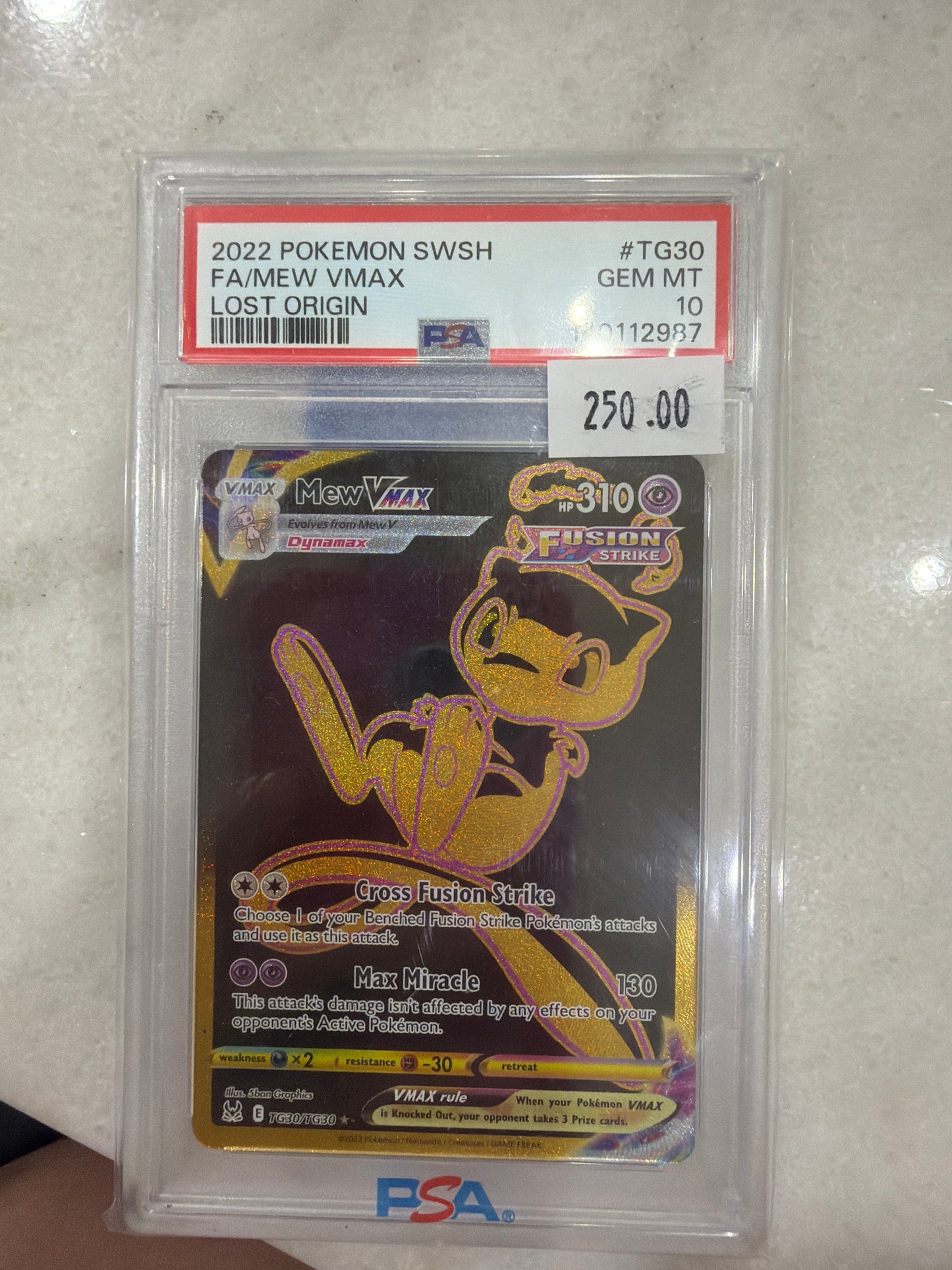 Mew Vmax PSA 10