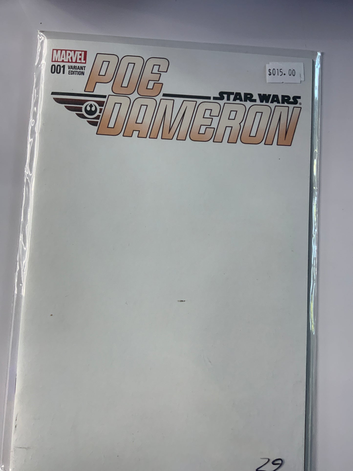 Star Wars Poe Dameron Variant Cover vol 1