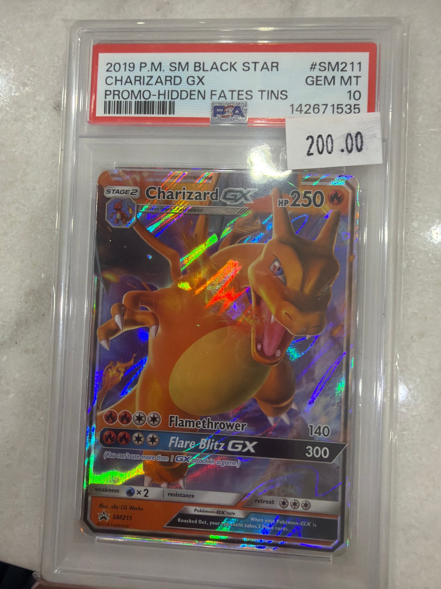 Charizard GX Promo PSA 10
