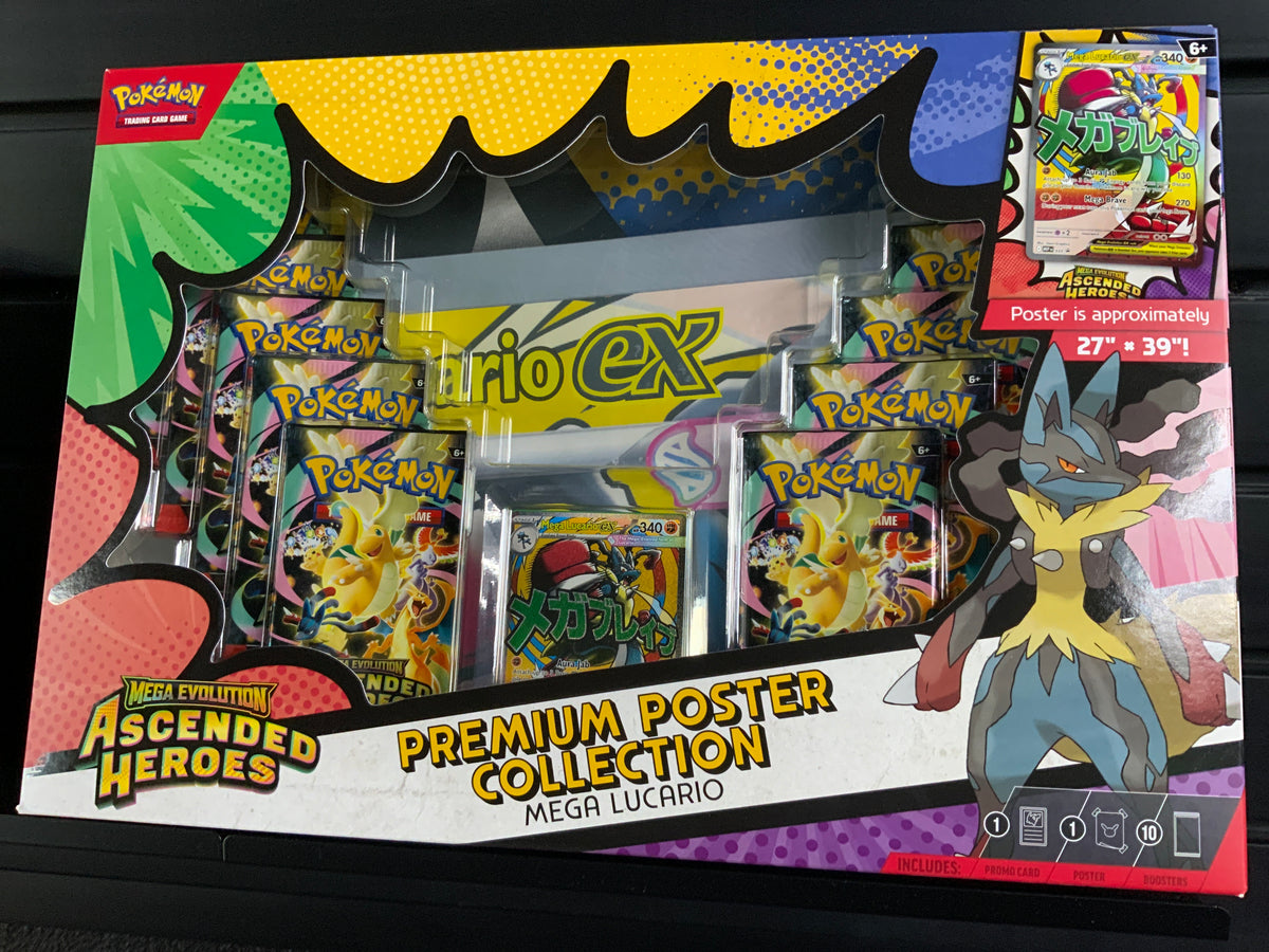 Pokemon Ascended Heroes Premium Poster Collection Mega Lucario