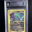 Tyranitar #29 HOLO SWIRL BECKETT 8 SLAB