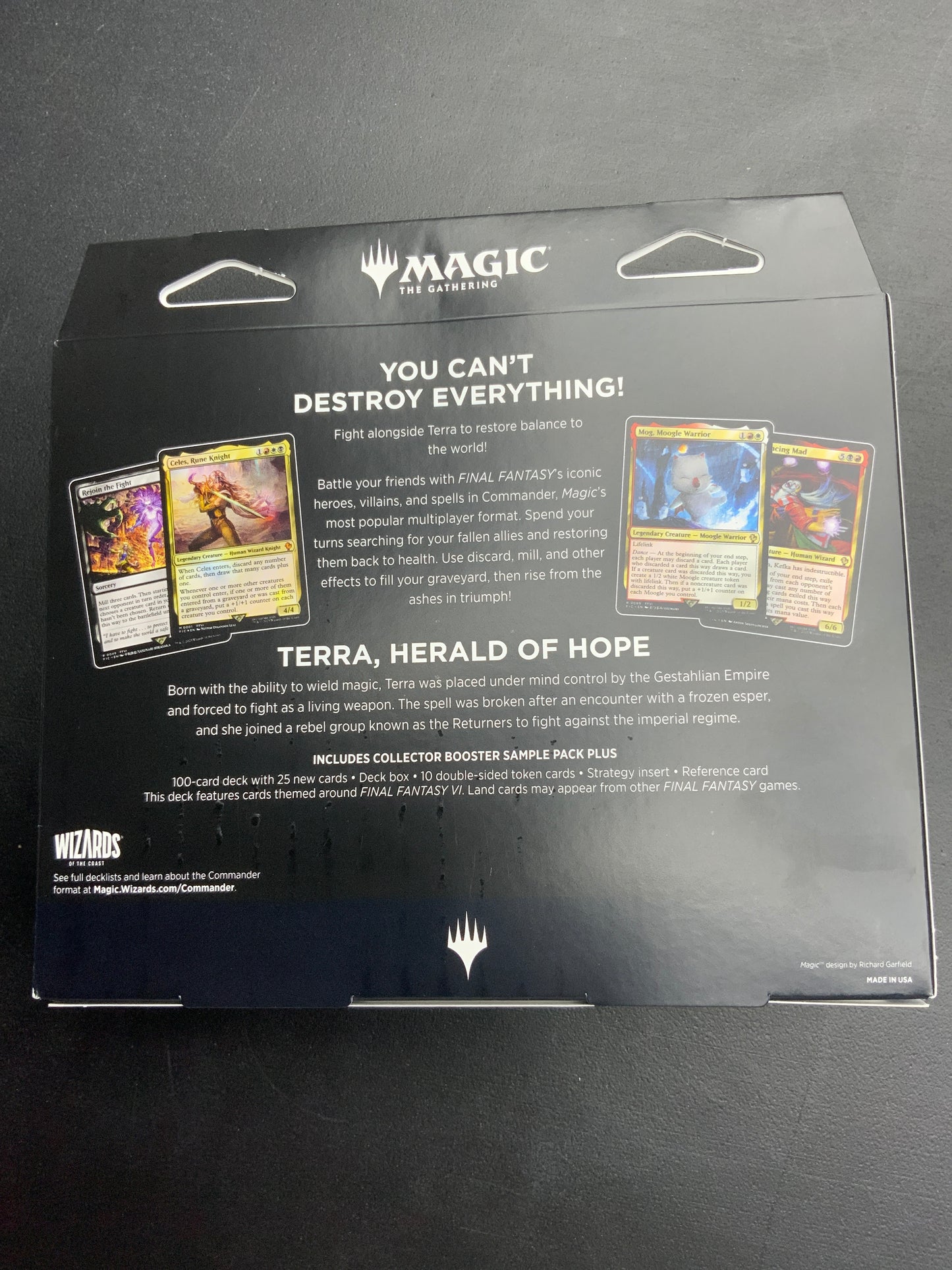 Magic the Gathering: “Final Fantasy” “Revival Trance” Commander Deck