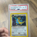 Dark Dragonite 1st Edition HOLO SWIRL PSA 8