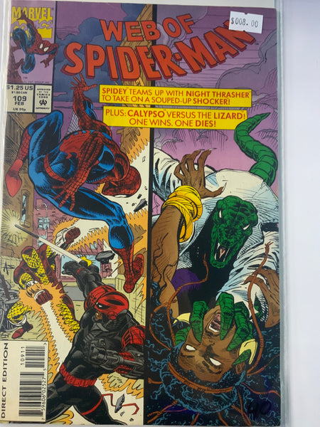 Web of SpiderMan vol 109