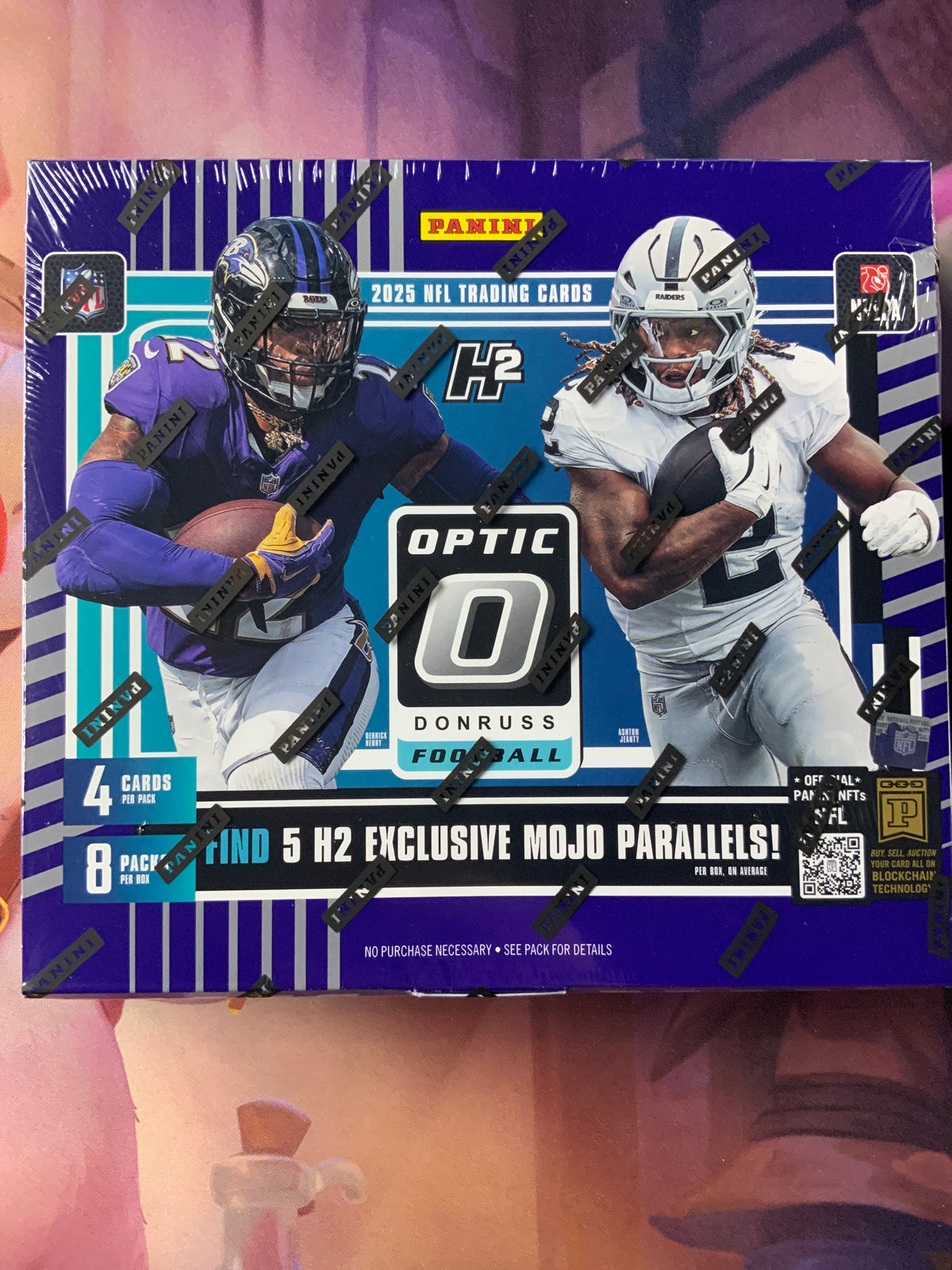 25 Panini Donruss Optic Football H2 Booster Box