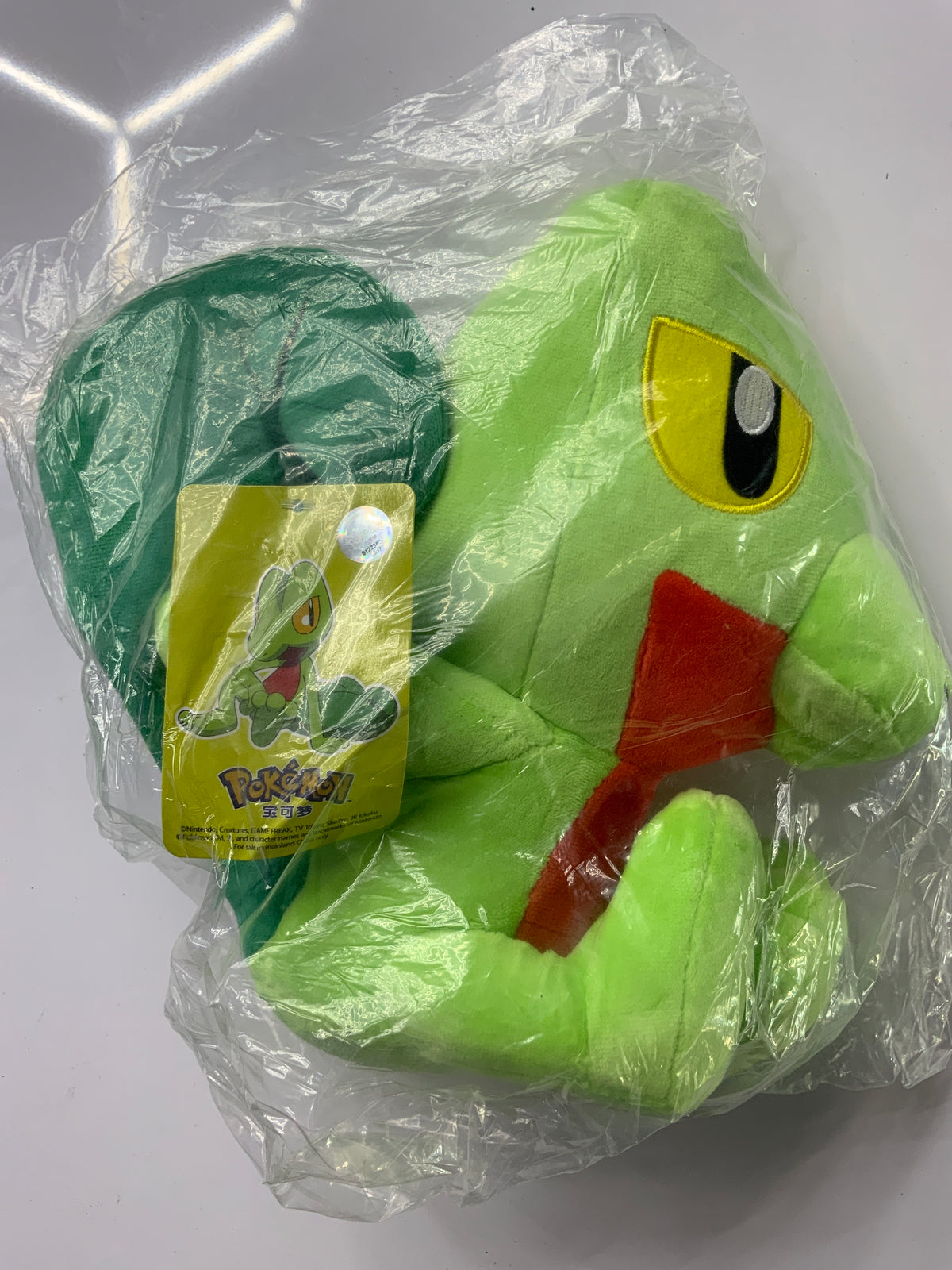 Treecko Pokémon plushie