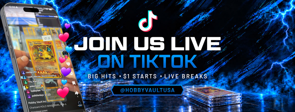 Join Hobby Vault live on TikTok