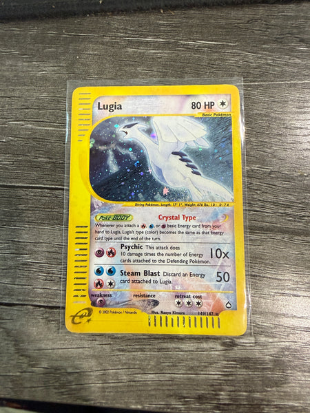 Crystal Lugia - sus holo pattern