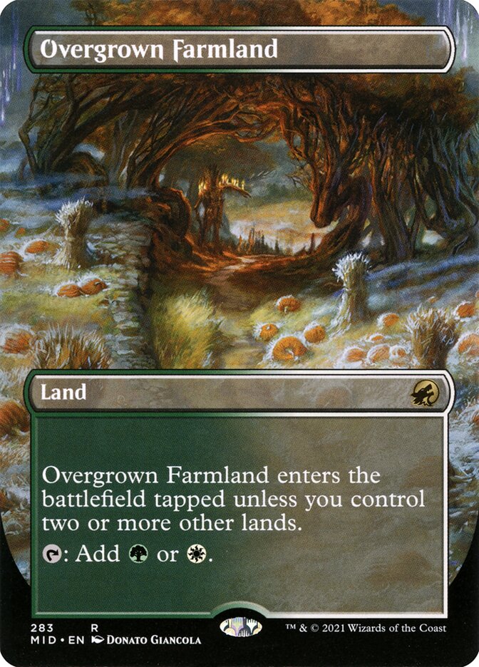 Overgrown Farmland Foil Borderless