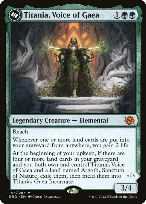 MTG - Titania, Voice of Gaea