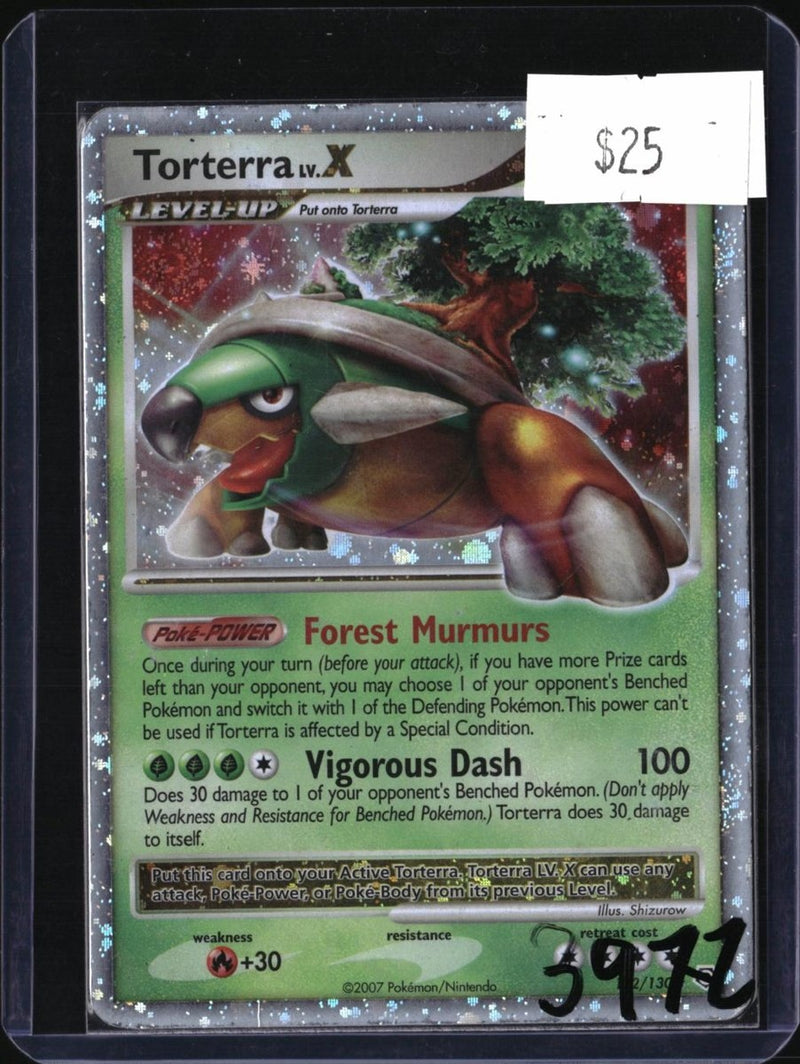 Pokemon Torterra LV.X - 122/130 — SKU 3972 — actual card front scan