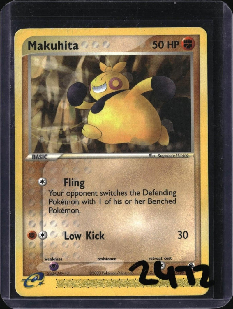 Pokemon Makuhita - 57/109 (e-Reader) — 57/109 — SKU 2472 — actual card front scan