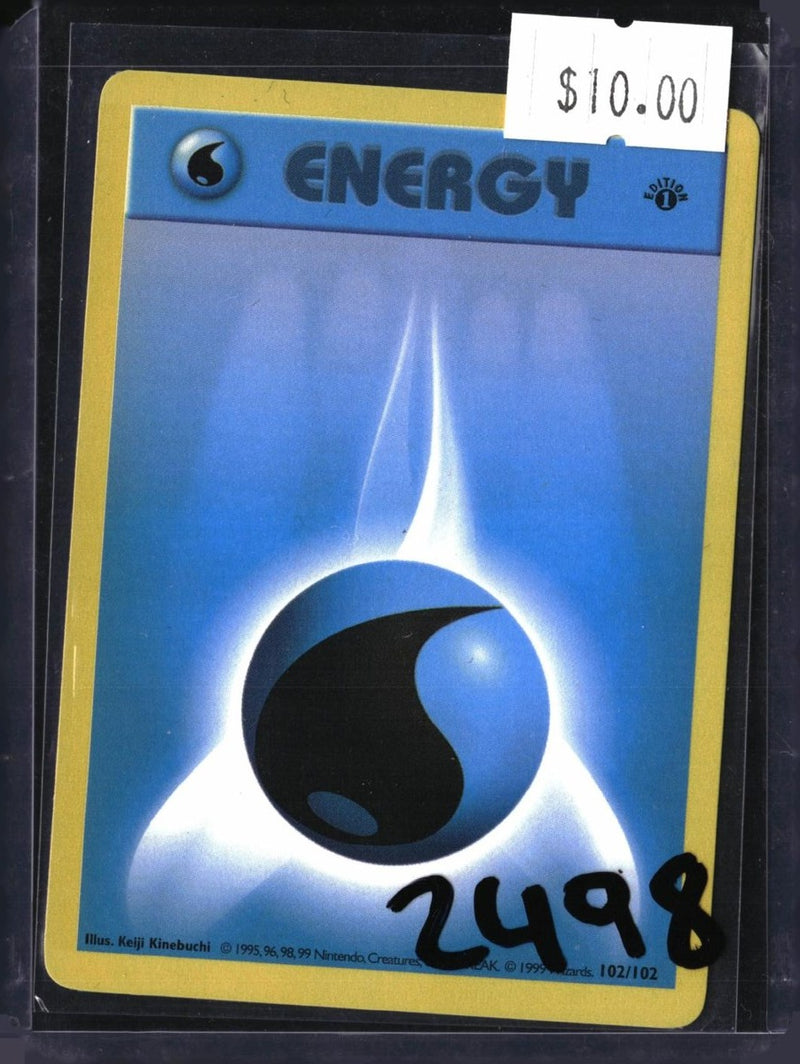 Pokemon Water Energy — 102/102 — SKU 2498 — actual card front scan