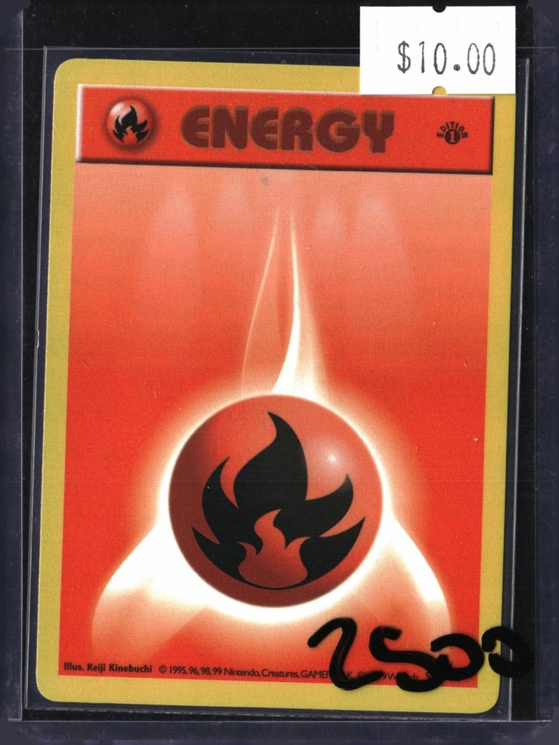 Pokemon Fire Energy — 98/102 — SKU 2500 — actual card front scan