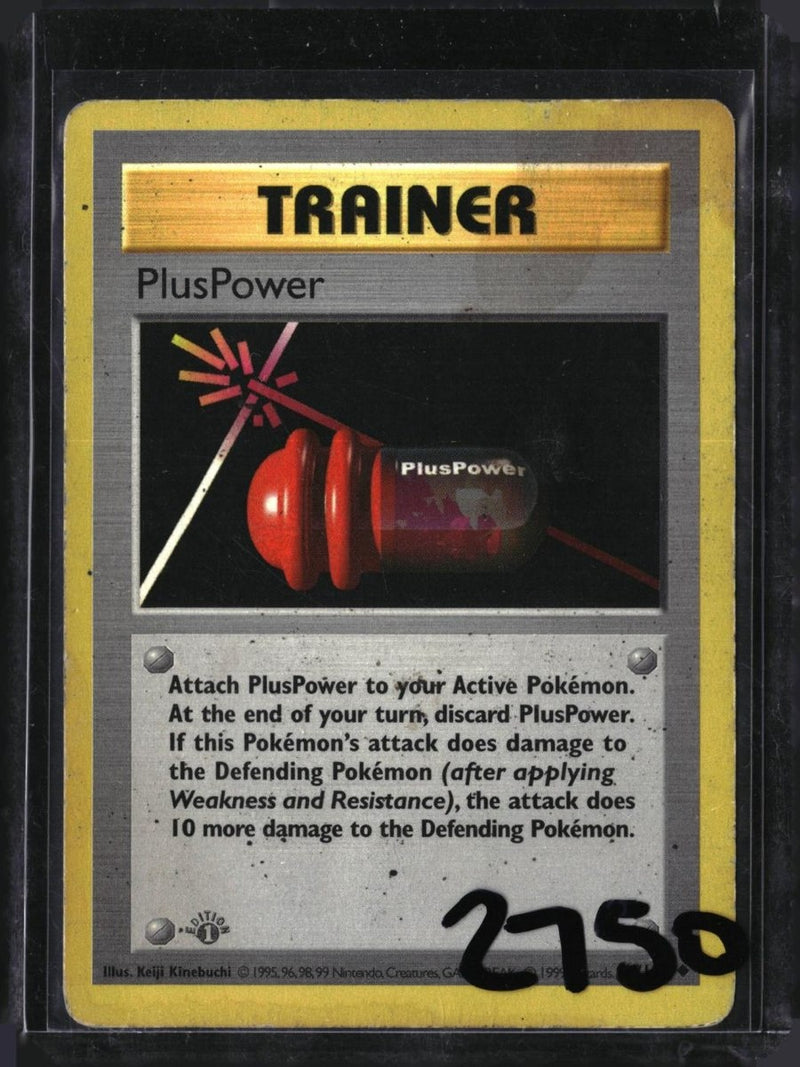 Pokemon PlusPower — 084/102 — SKU 2750 — actual card front scan