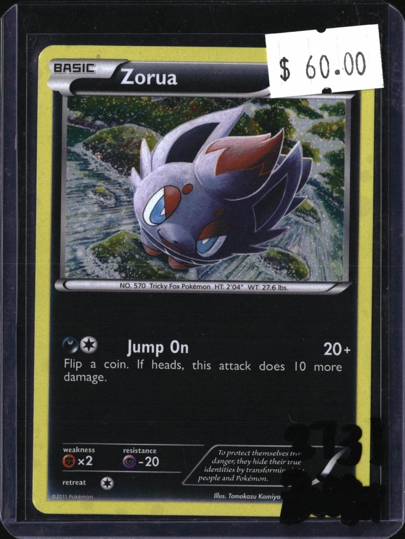 Pokemon Zorua — BW12 — SKU 3731 — actual card front scan