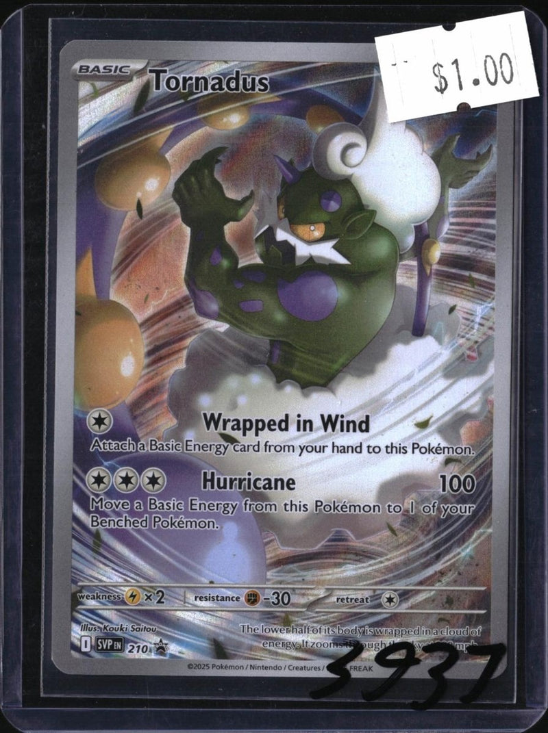 Pokemon Tornadus - 210 — 210 — SKU 3937 — actual card front scan
