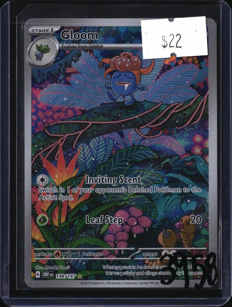 Pokemon Gloom - 198/197 — 198/197 — SKU 3958 — actual card front scan