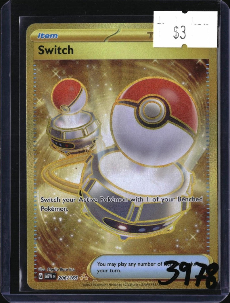 Pokemon Switch - 206/165 — 206/165 — SKU 3978 — actual card front scan