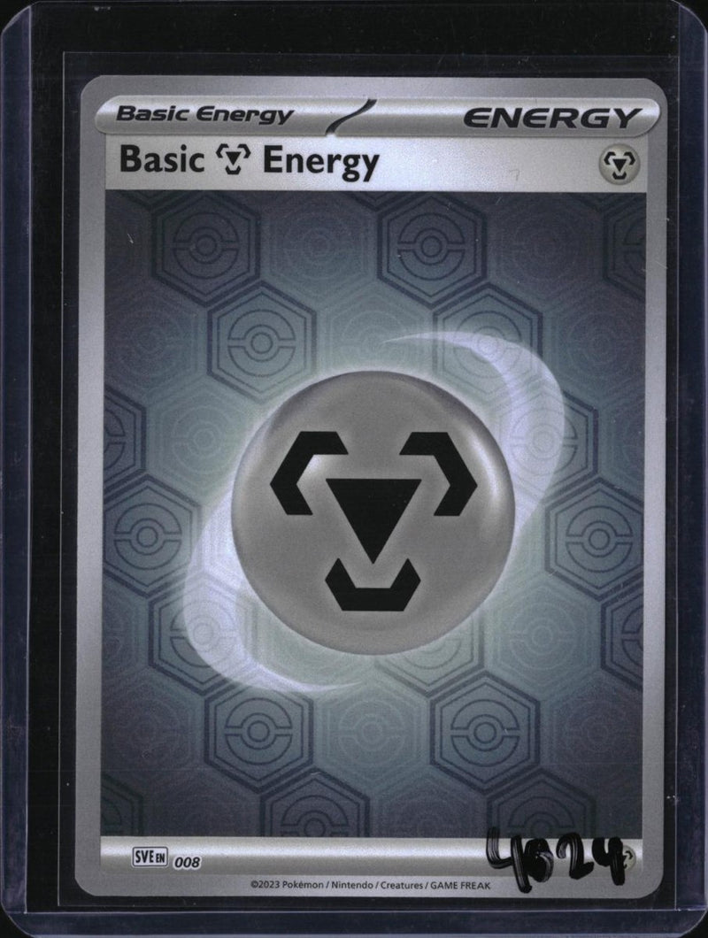 Pokemon Basic Metal Energy - 008 — 8 — SKU 4024 — actual card front scan