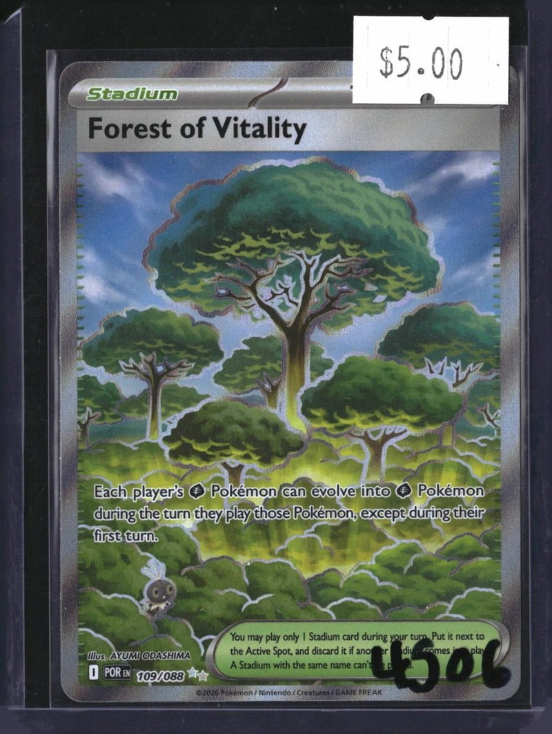 Pokemon Forest of Vitality — 109/088 — SKU 4506 — actual card front scan