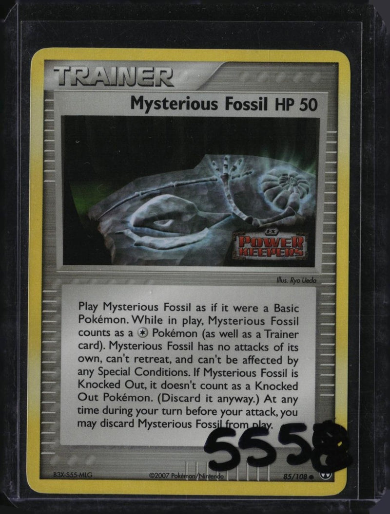 Pokemon Mysterious Fossil — 85/108 — SKU 5558 — actual card front scan