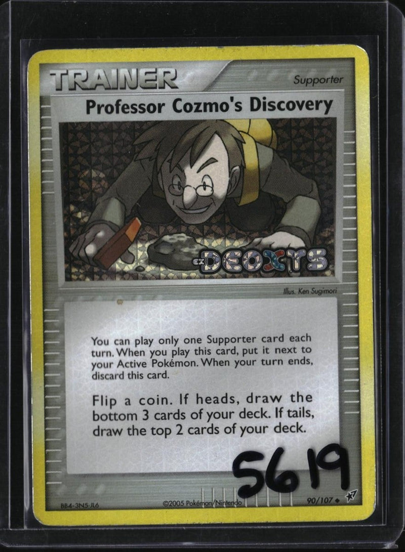 Pokemon Professor Cozmo's Discovery - Reverse Holo — SKU 5619 — actual card front scan