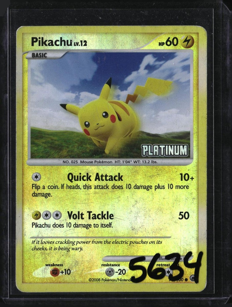 Pokemon Pikachu — 70/100 — SKU 5634 — actual card front scan