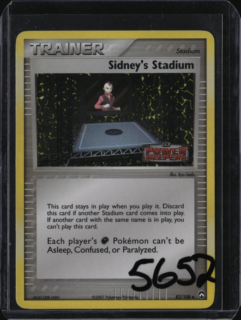 Pokemon Sidney's Stadium - Reverse Holo — SKU 5652 — actual card front scan