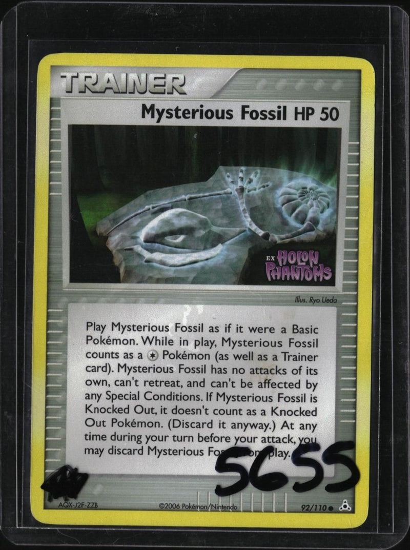 Pokemon Mysterious Fossil - Reverse Holo — SKU 5655 — actual card front scan