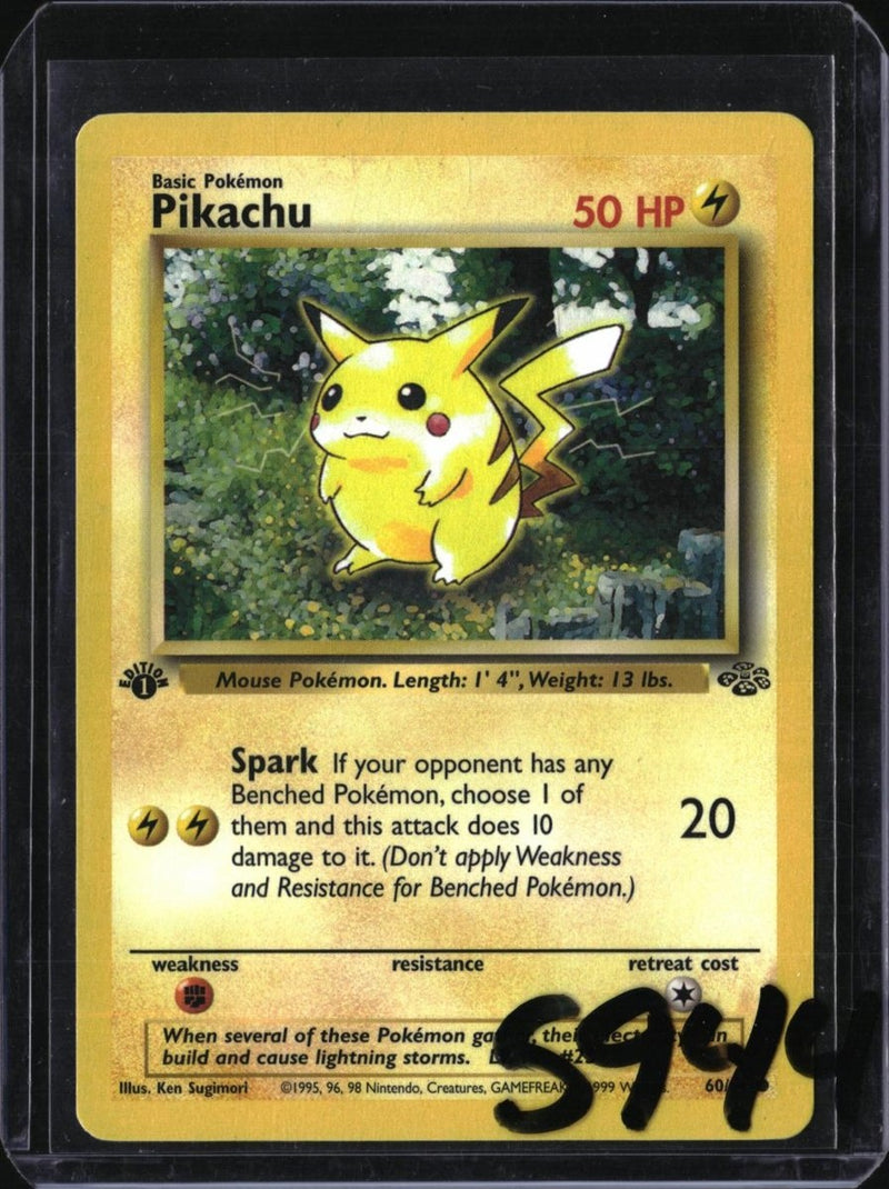 Pokemon Pikachu — 60/64 — SKU 5944 — actual card front scan