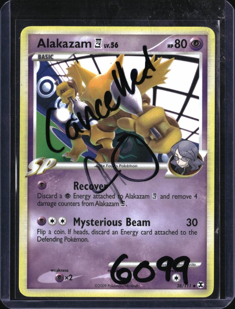 Pokemon Alakazam — 38/111 — SKU 6099 — actual card front scan