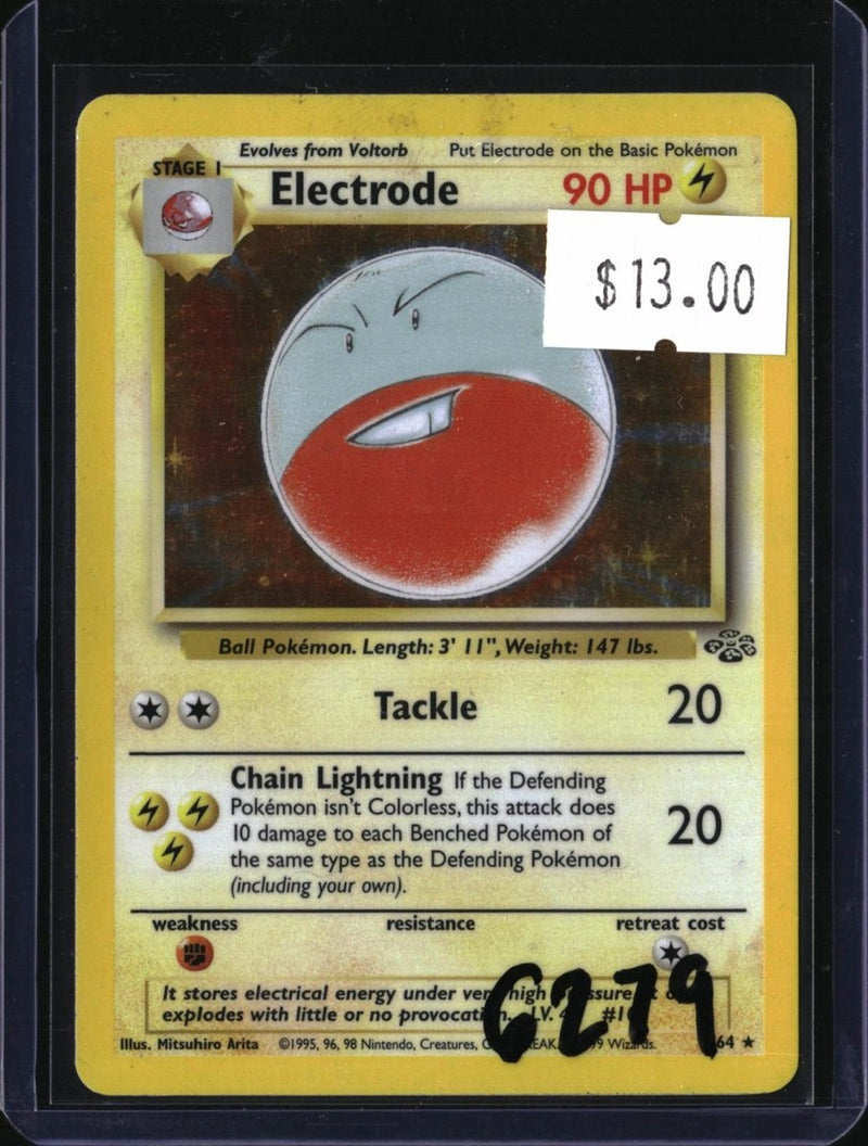 Pokemon Electrode — 18/64 — SKU 6279 — actual card front scan
