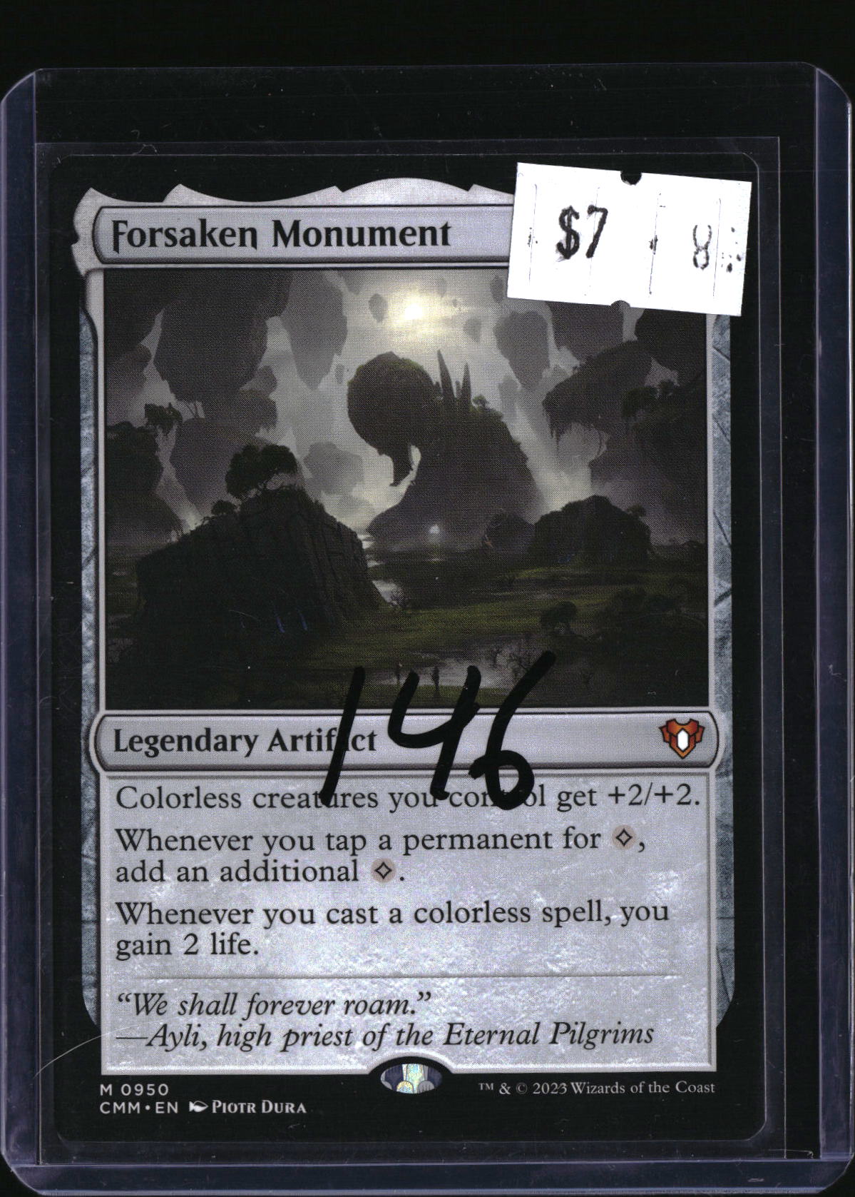 Forsaken Monument — MTG-146 — actual card front