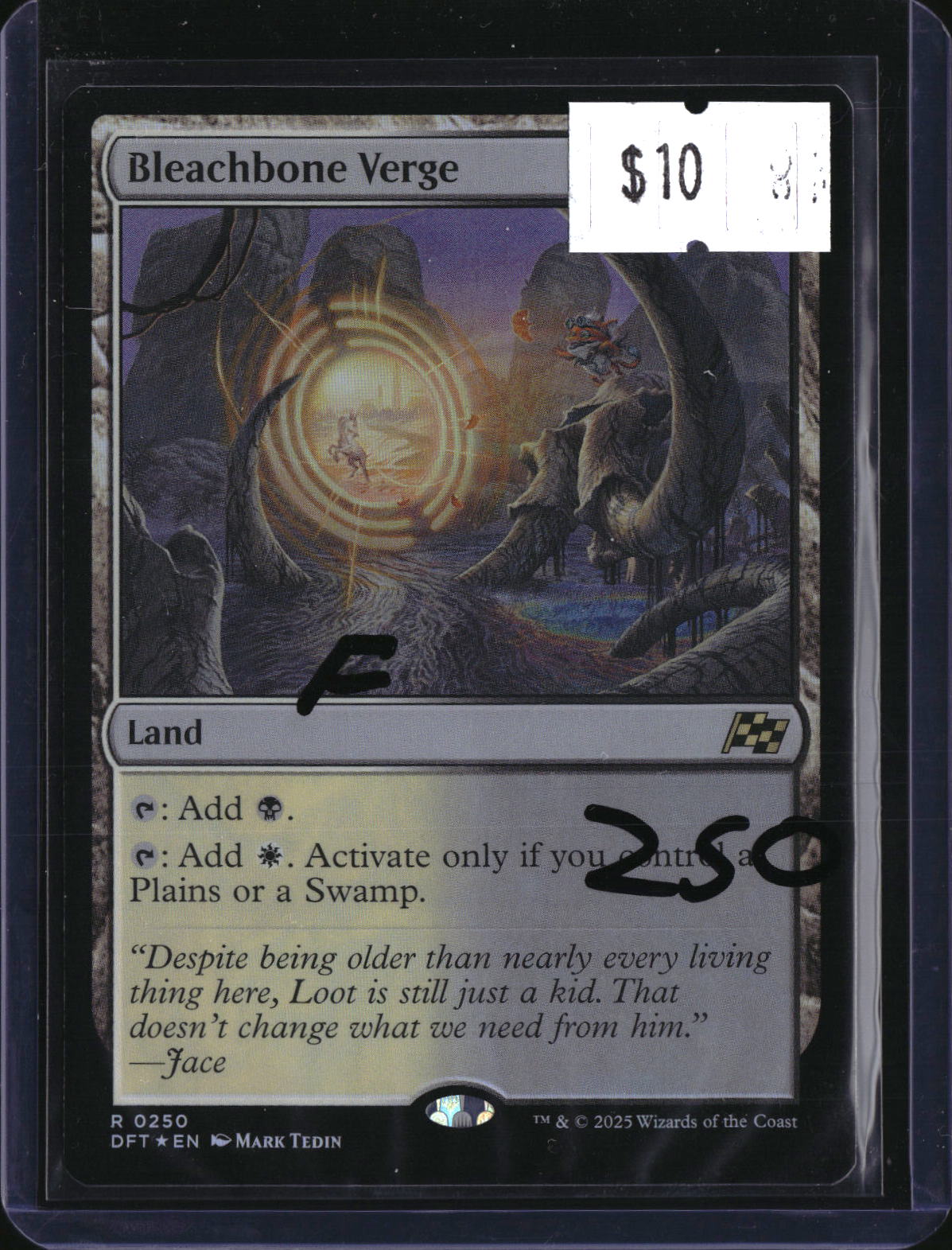 Bleachbone Verge (Foil) — MTG-250 — actual card front