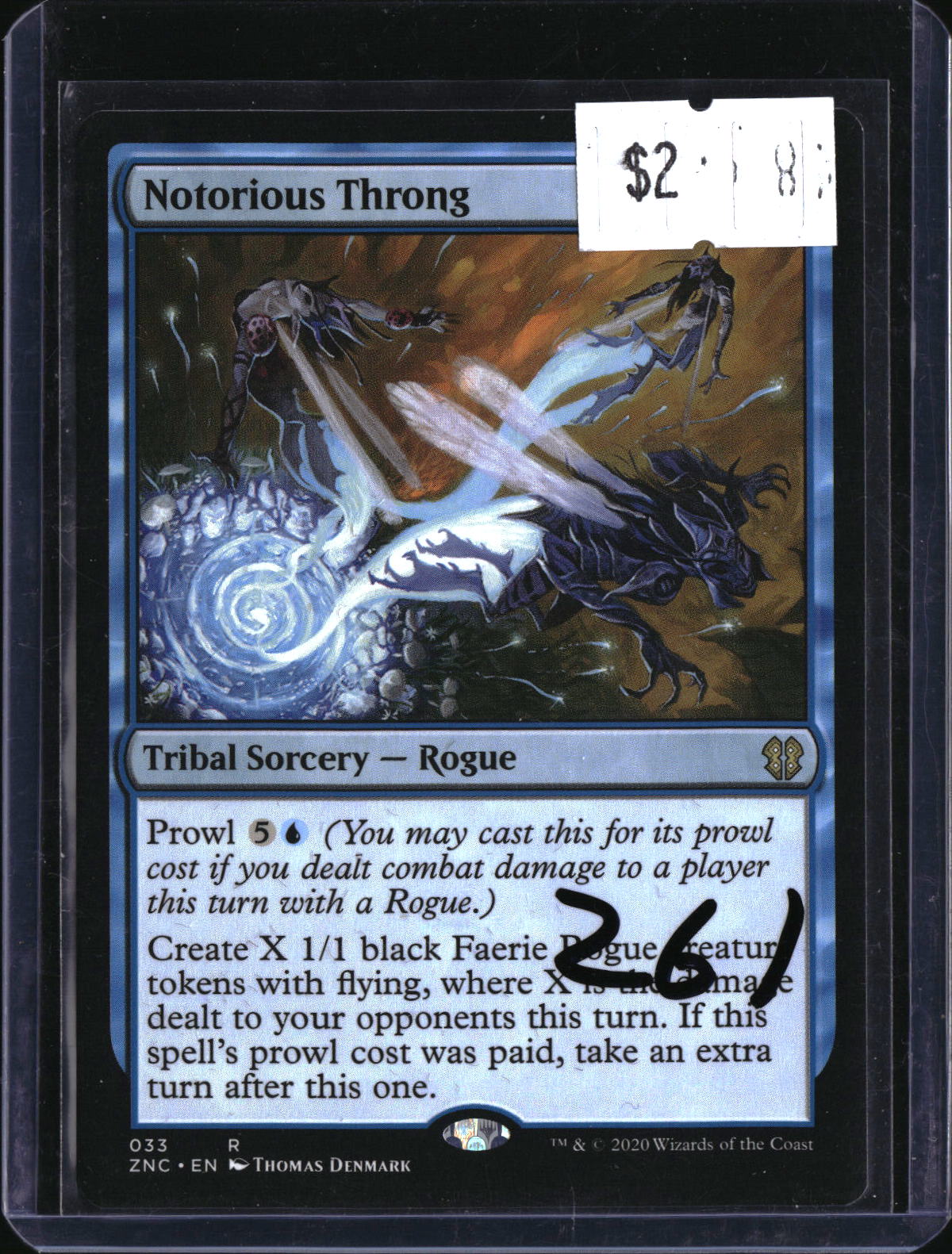 Notorious Throng — MTG-261 — actual card front
