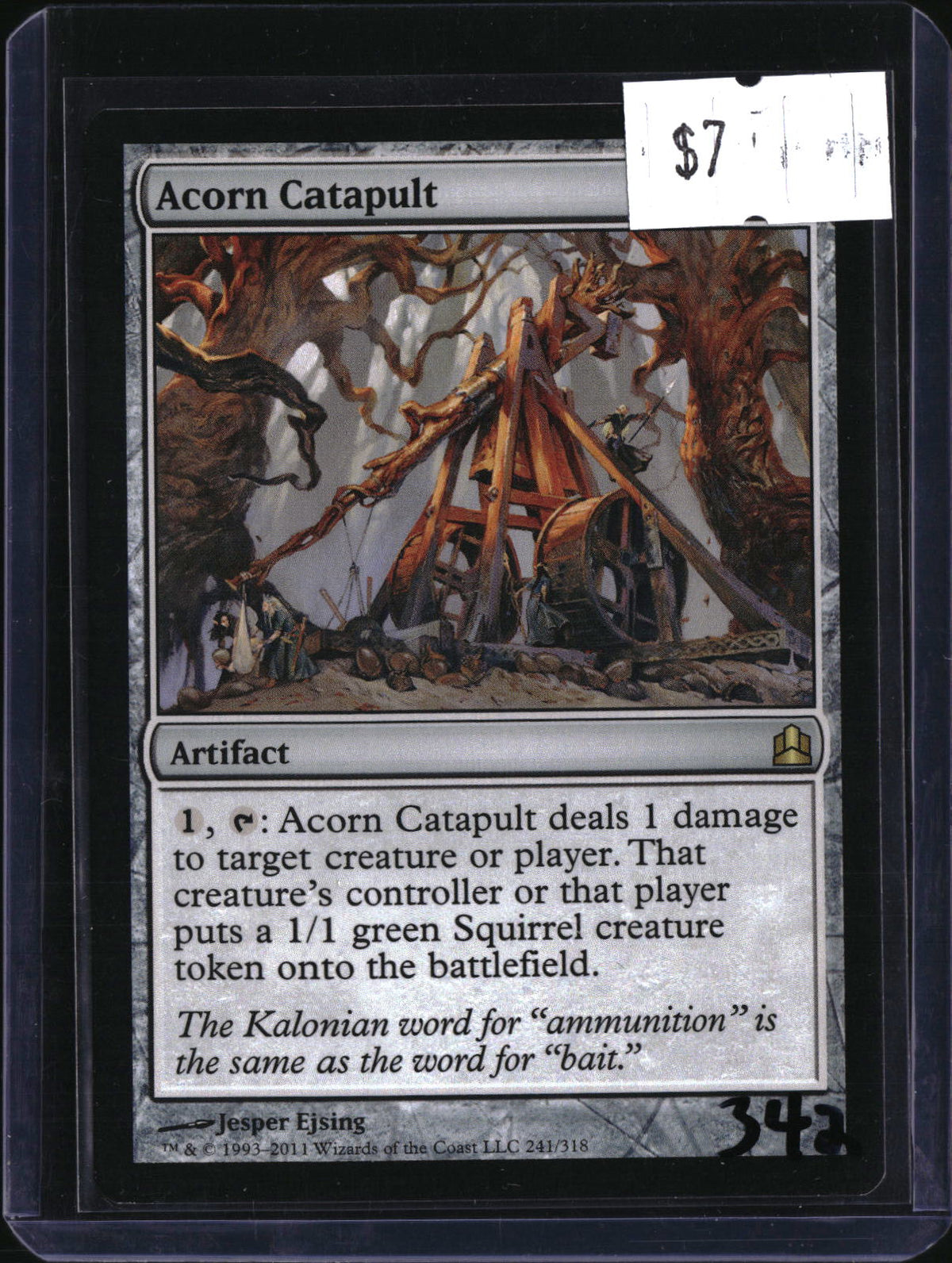 Acorn Catapult — MTG-342 — actual card front