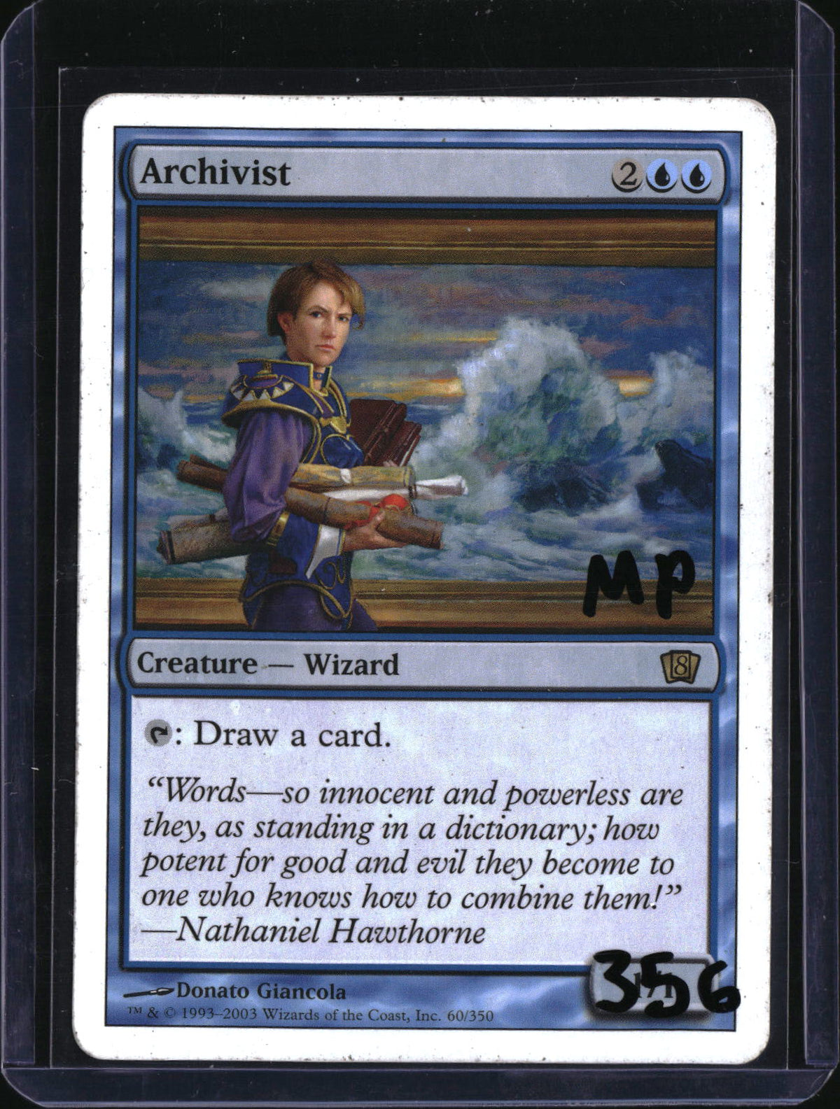 Archivist — MTG-356 — actual card front