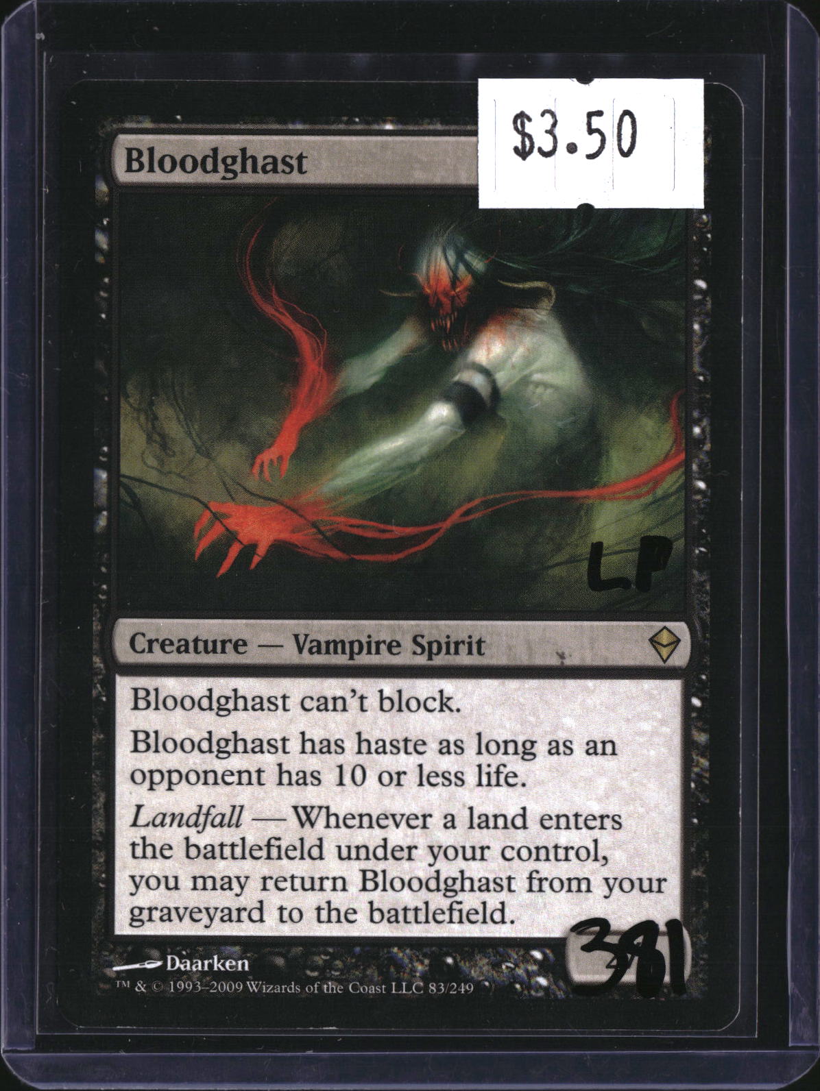 Bloodghast — MTG-381 — actual card front