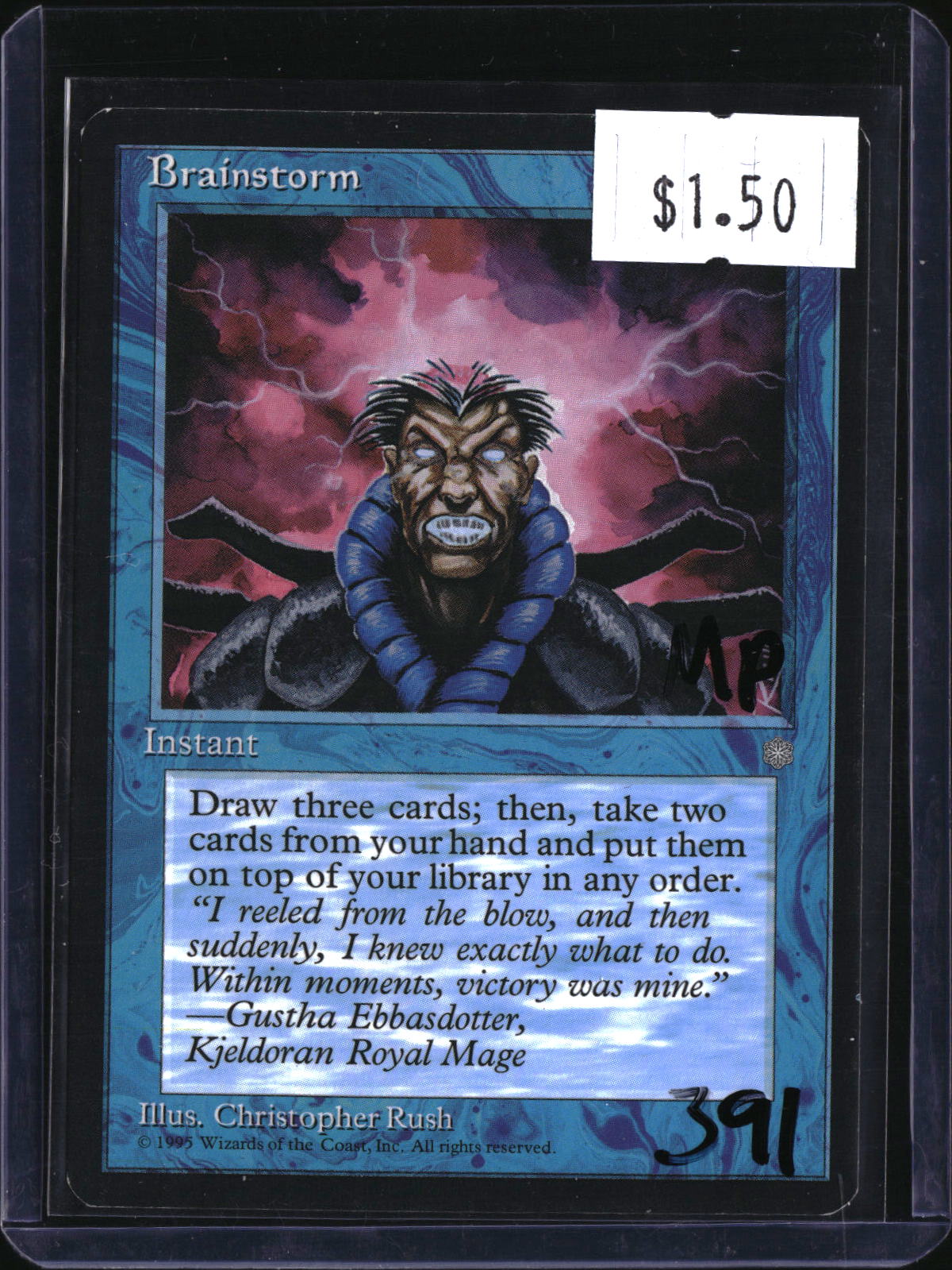 Brainstorm — MTG-391 — actual card front