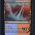 Cascade Bluffs — MTG-413 — actual card front